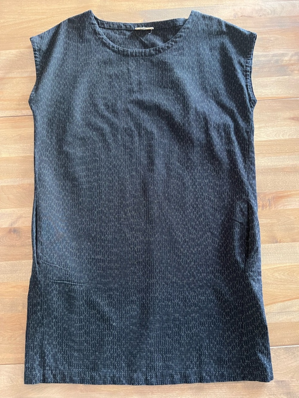 Eileen Fisher textured shift dress